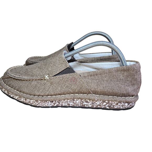 Mens Twisted X Circular Project Slip on Shoe Linen and Leather Upper Size 9.5 - Picture 1 of 7